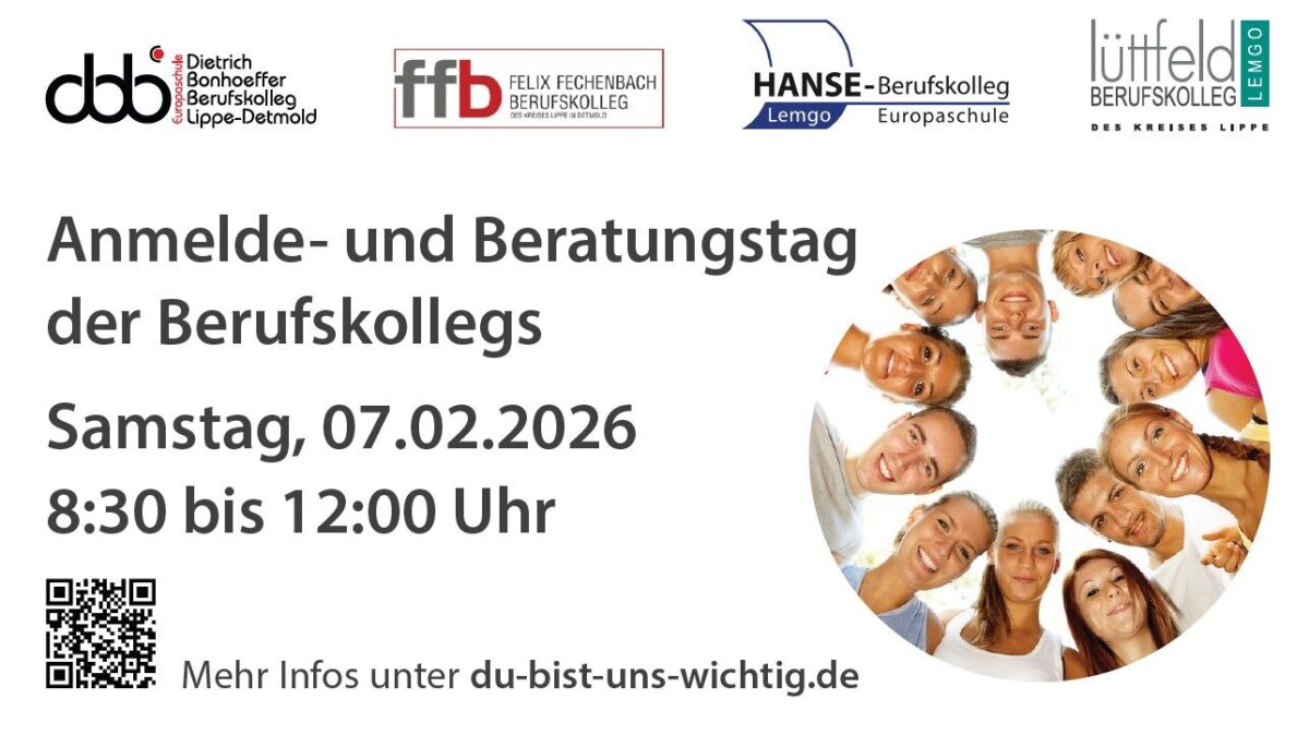 Anmeldetag 2026 Berufskollegs Lippe